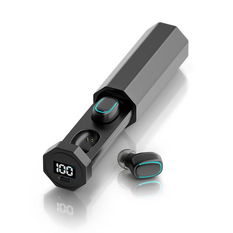 

[] Беспроводная Bluetooth-гарнитура C1, бинауральная мини-гарнитура для Android Apple tws для мужчин и женщин