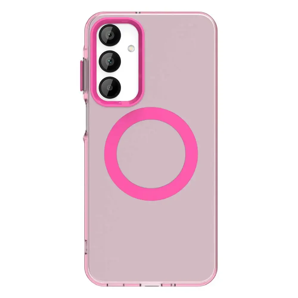 Magnetic Wireless Charging Candy Color Matte Silicone Phone Case