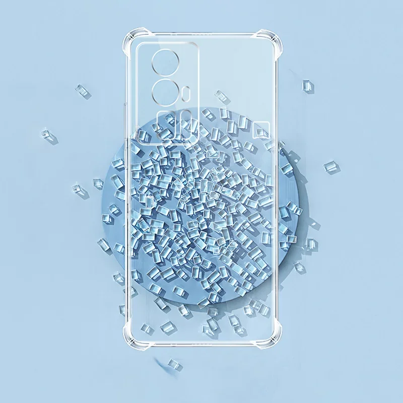 Clear Shockproof Silicone Soft Ultra-Thin Luxury Back Cover Case