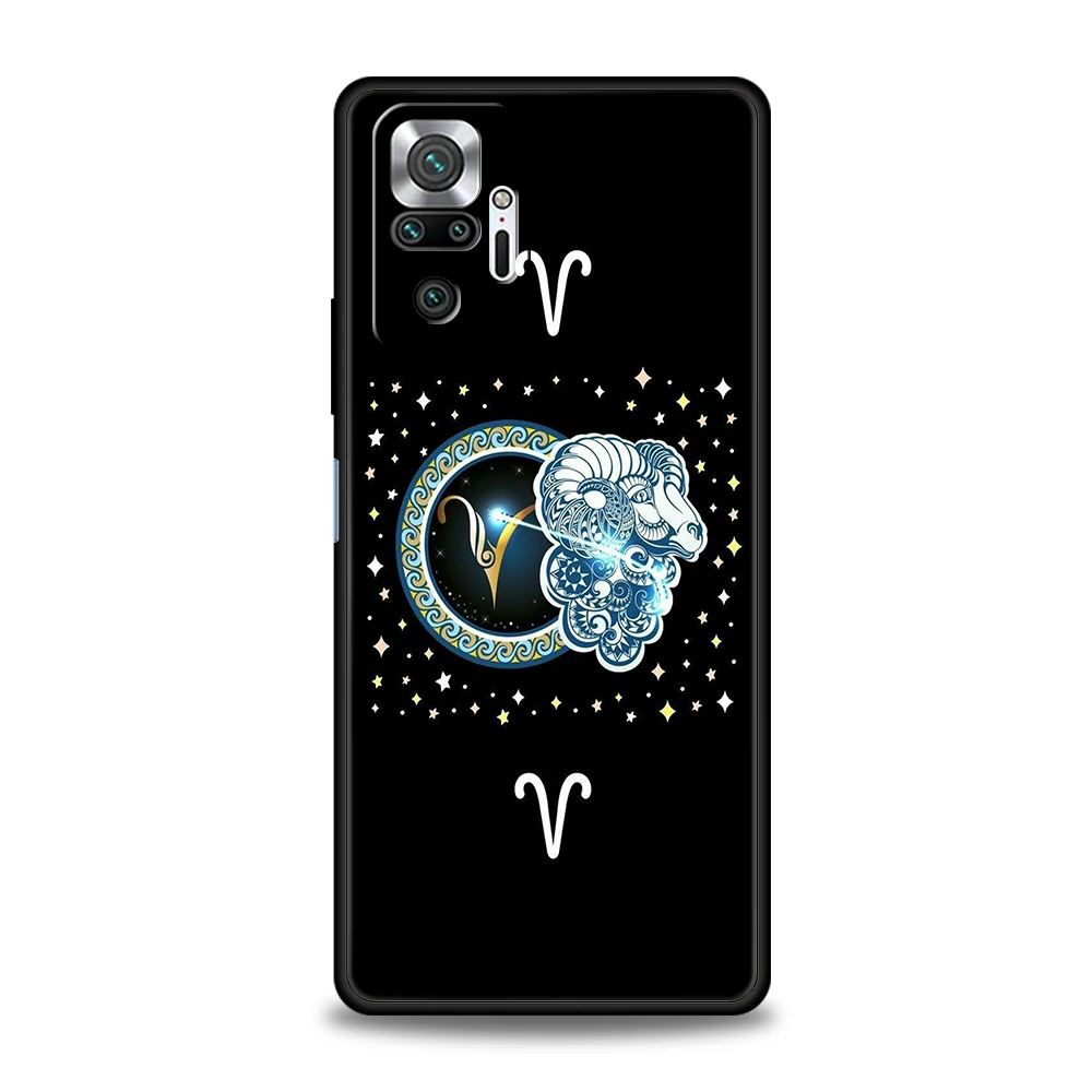 Constellation Virgo Aries Phone Case Cover for Redmi 14C 10C Note 14 13 12 10 11 Pro Plus 7 8T K40 K50 Gaming Pro Plus 5G Shell – Detail 1