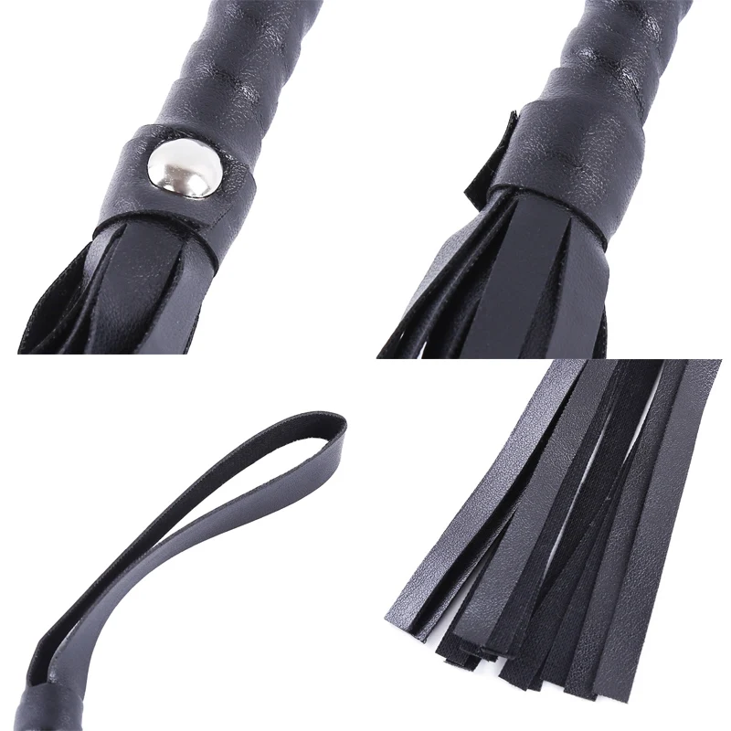 Horse Riding Whip Anti Slippery PU Leather Handle