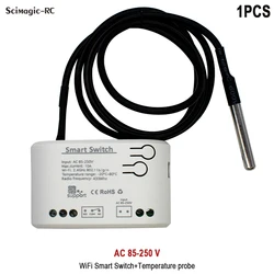 Smart WiFi Thermostat with Energy Monitor and Voice Control Integration - AC 85 - 250V