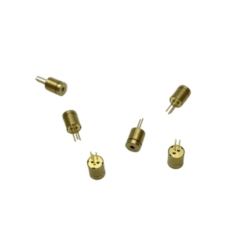 짧은 크기의 레이저 헤드, 산업 등급, 포인트 모양, 초점 길이 조절 모듈, 3 핀, 650nm, 5mW, 2.2V, 10 개, 50 100 개, 6mm x 7.5mm