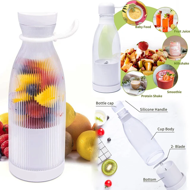 Electric Protein Shake Bottle Mini Smoothie Blender Fruit Maker
