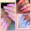 1oz Nail Acrylic Powder Mixed Hexagon Chunky Glitter Sequins For Nail Extended Builder Sculpture Gel Polish Acrylic Powder 3