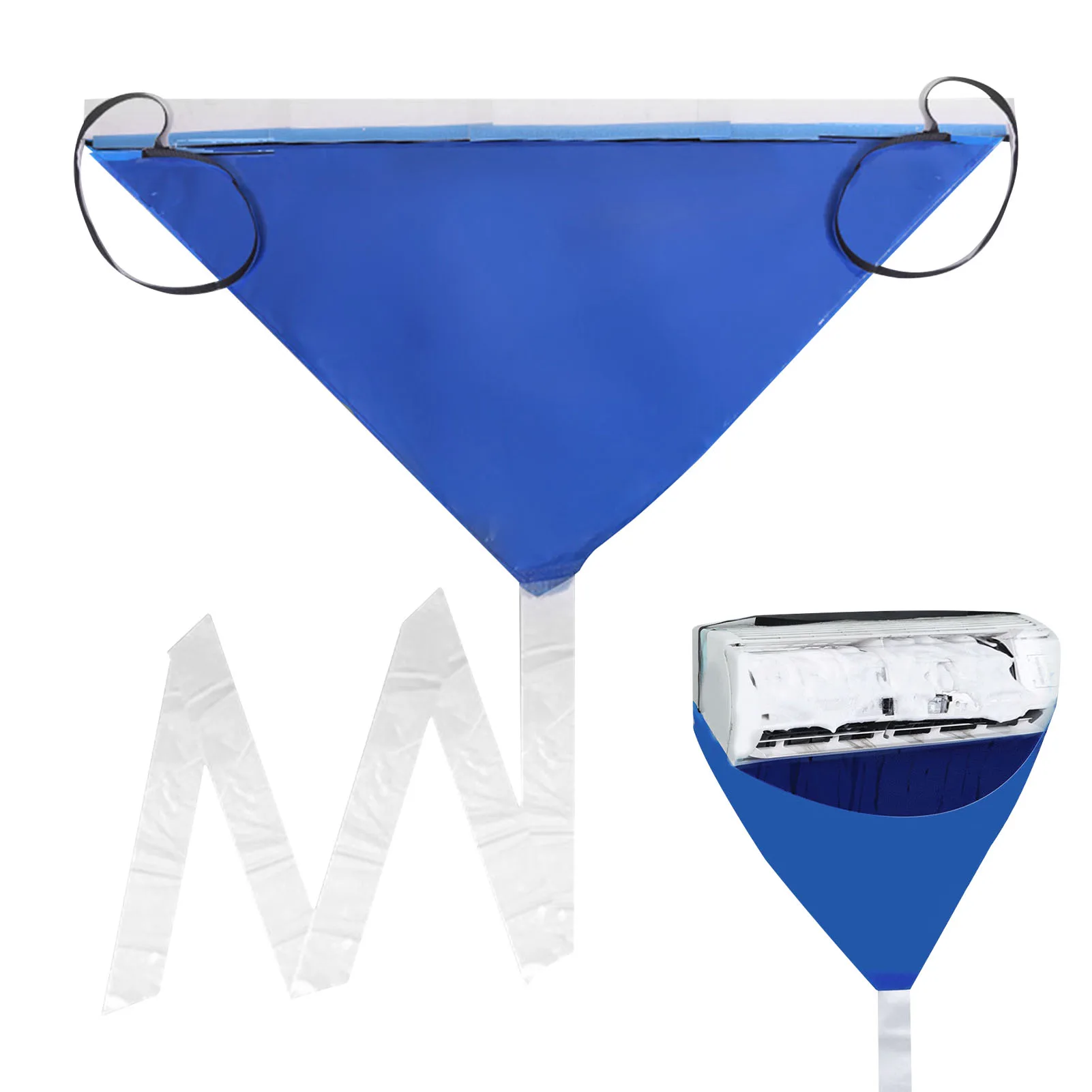 Kit De Limpieza Para Aire Acondicionado Split - Bolsa Impermeable Reutilizable, Cubre Hasta 1.5P, Incluye Accesorios De Limpieza Completos