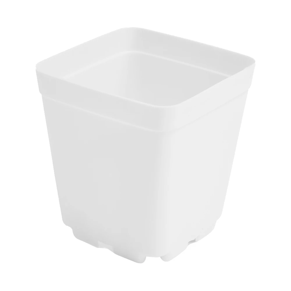 7pcs 6 Colors Thicken Flower Pots Planters Pot Trays Plastic Pots Creative Small Square for Succulent plants