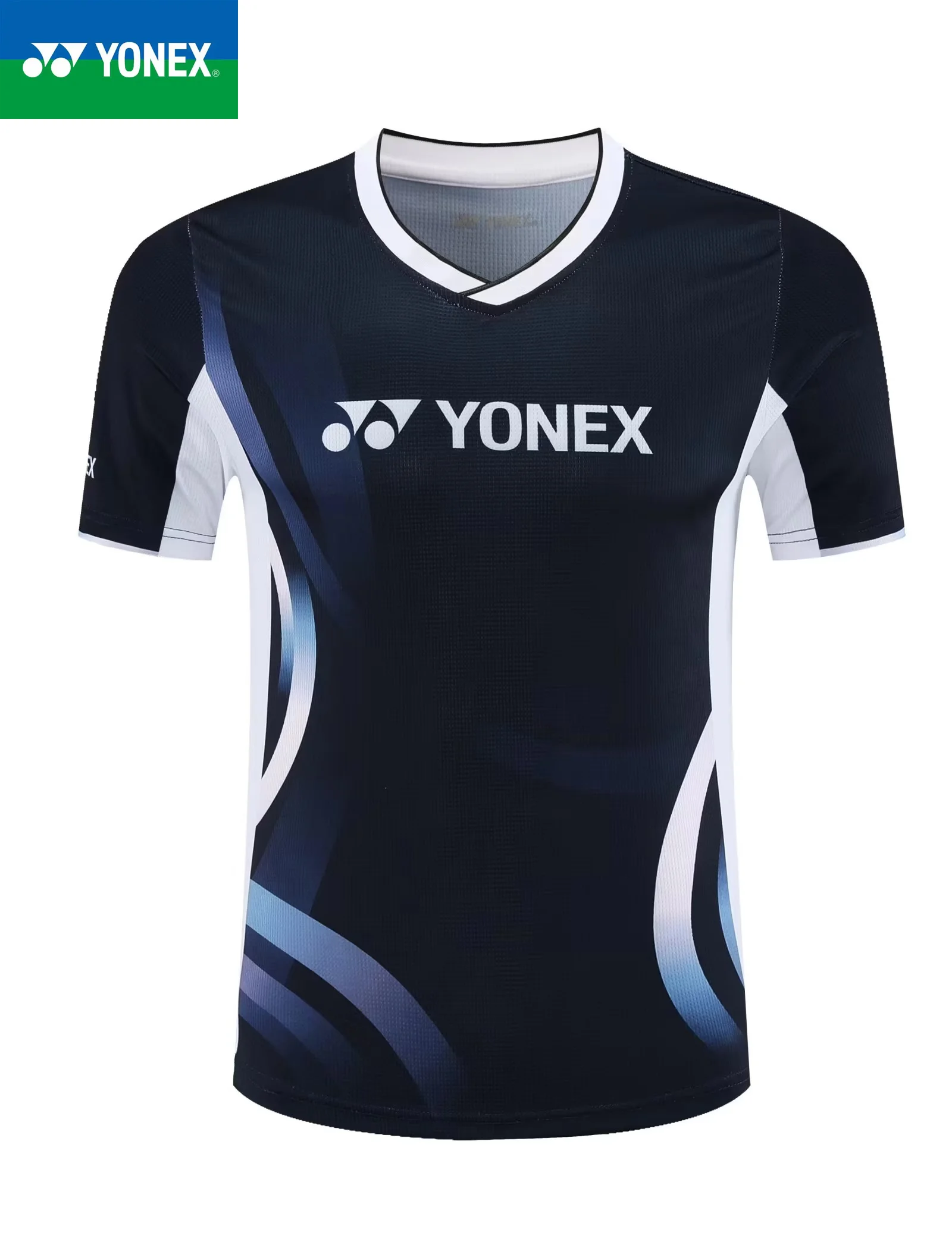 Badminton tennis volleyball sports set training T-shirt loose quick drying breathable for YONXE men and women