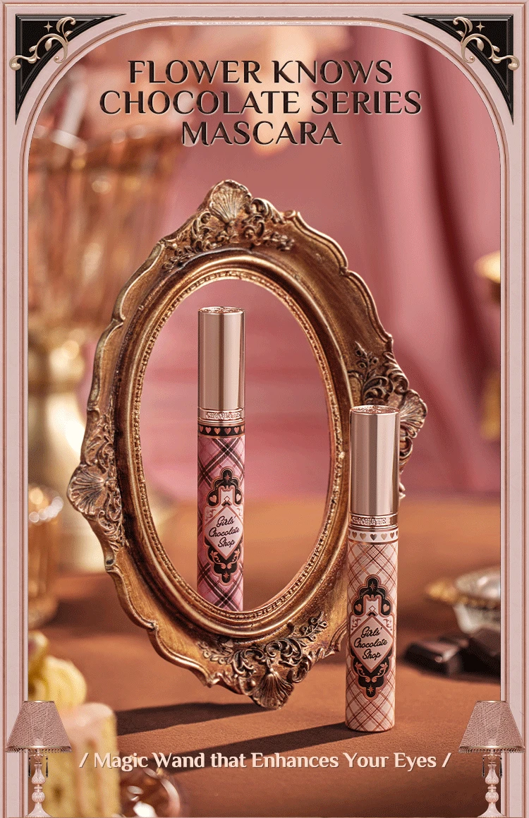 Description Picture 2 of itemFlower Knows Lengthening Mascara Chocolate Wonder-Shop Series 3.5ml Mascara Eyelash Waterproof Makeup Women Beauty