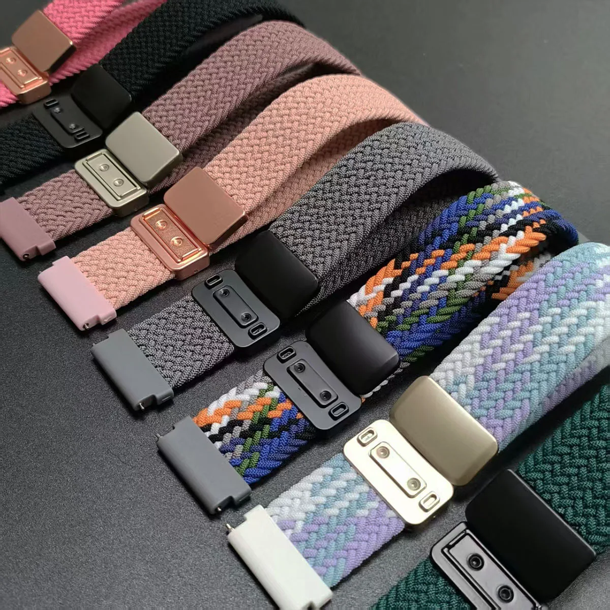 Magnetic Nylon Watch Strap - 20/22mm Adjustable Replacement Band
