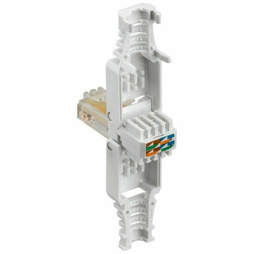 Ethernet Cable No Crimp Tool-less CCTV POE RJ45 Connector Plug CAT6