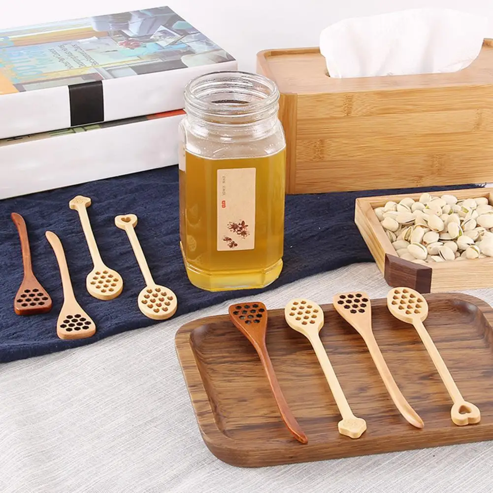 BPA Free Eco-friendly Wooden Spoon Coffee Stirring Rod Food Grade Stirring Rod Mixing Stick Kitchenware