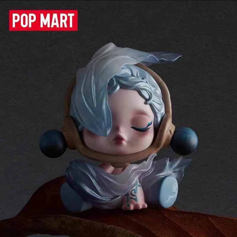  POP MART 스컬판다 잉크 매화 시리즈 블라인드 박스 귀여운 애니메이션 액션 피규어 미스터리 서프라이즈 인형 소녀 선물