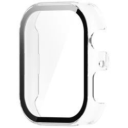 BEHUA Silicone Watchband Strap with Case Film - Replacement Wristband Bracelet (OnlyCase Transparent)