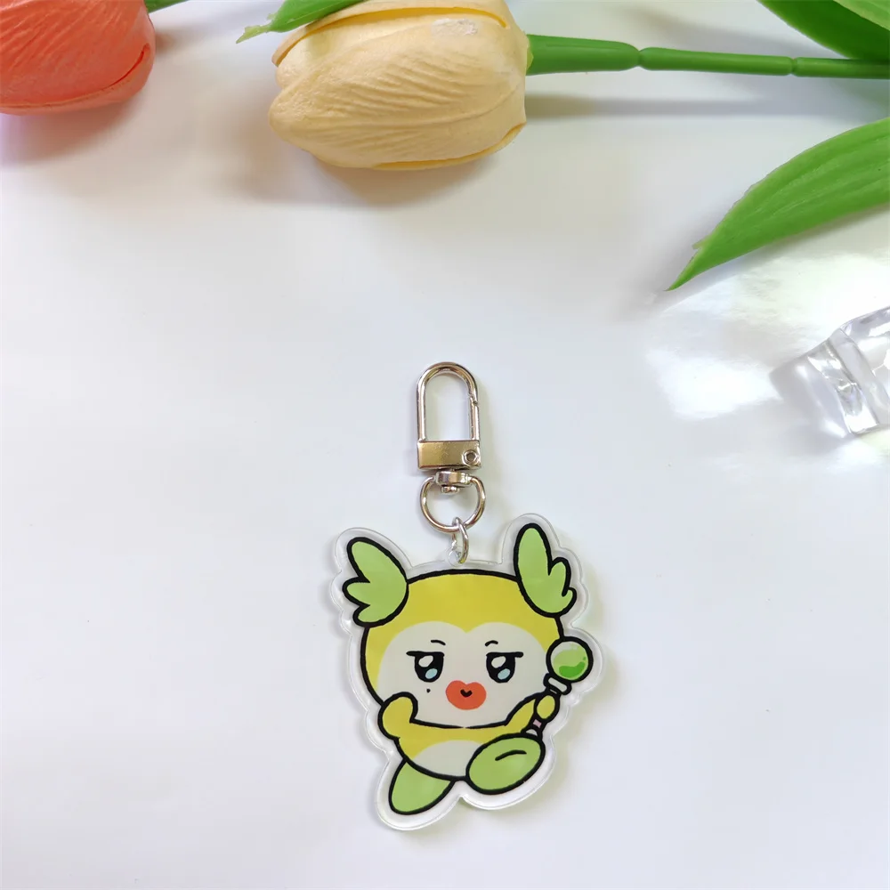 2025 ATEEZ New Cartoon Keychain Mighteez Acrylic Car Door Keyring