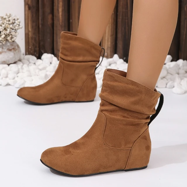 VJH confort Women's Fashion Ankle Boots Low Heels Chunky Lace-up Combat...  | eBay