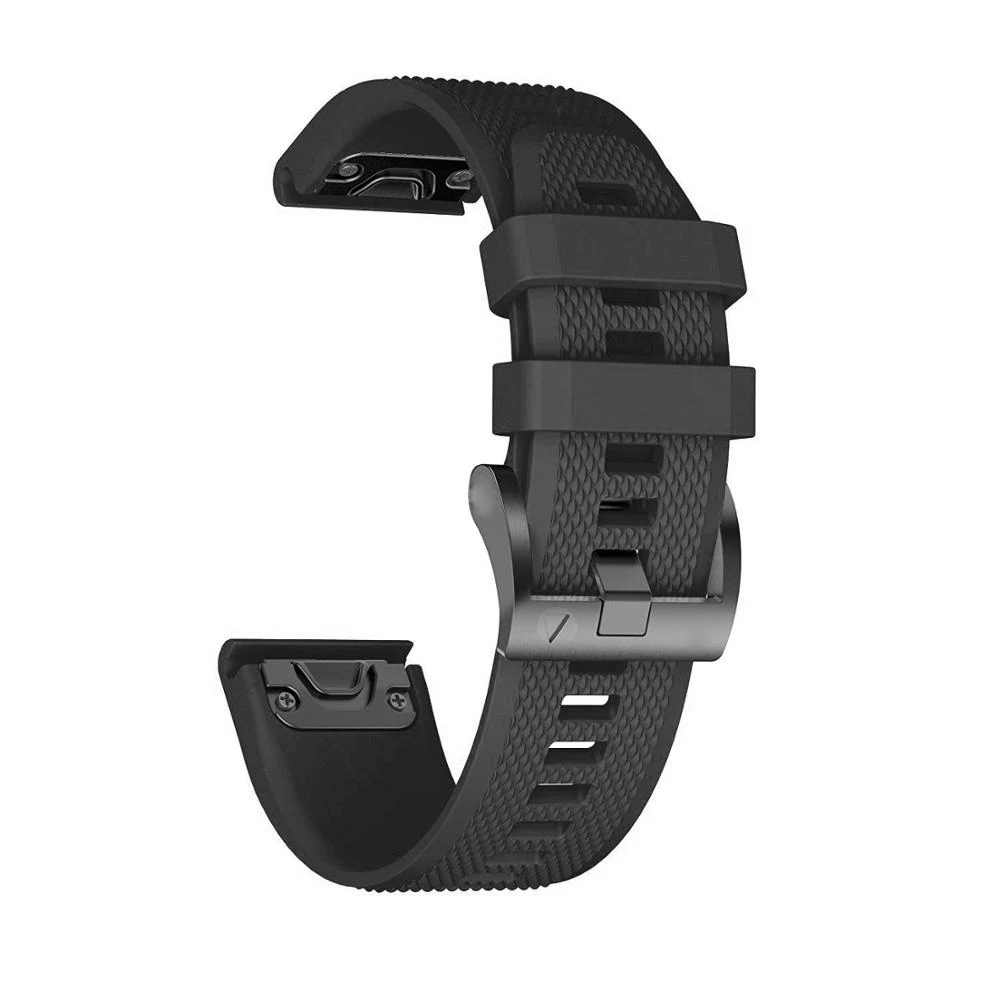 Breathable Two-Tone Silicone Sport Watch Band – QuickFit Design