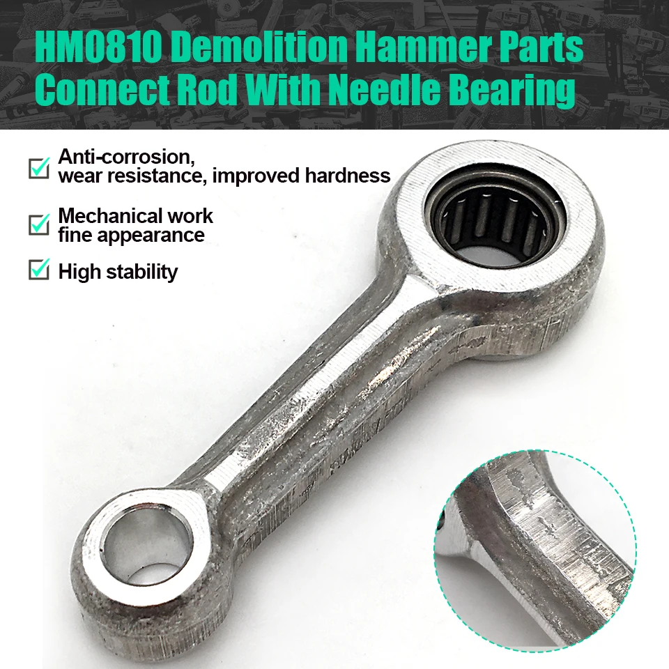 ReplaceForMakitaHM0810AlumiumConnectRodWithNeedleBearing