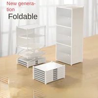 Foldable installation-free shoe cabinet shoe rack organizer 5