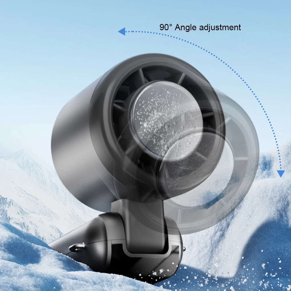 Portable Handheld Turbo Fan LED Display Rechargeable Mini Fan 5 Gear High Speeds Adjustable Foldable Mini Hand Fans with lanyard