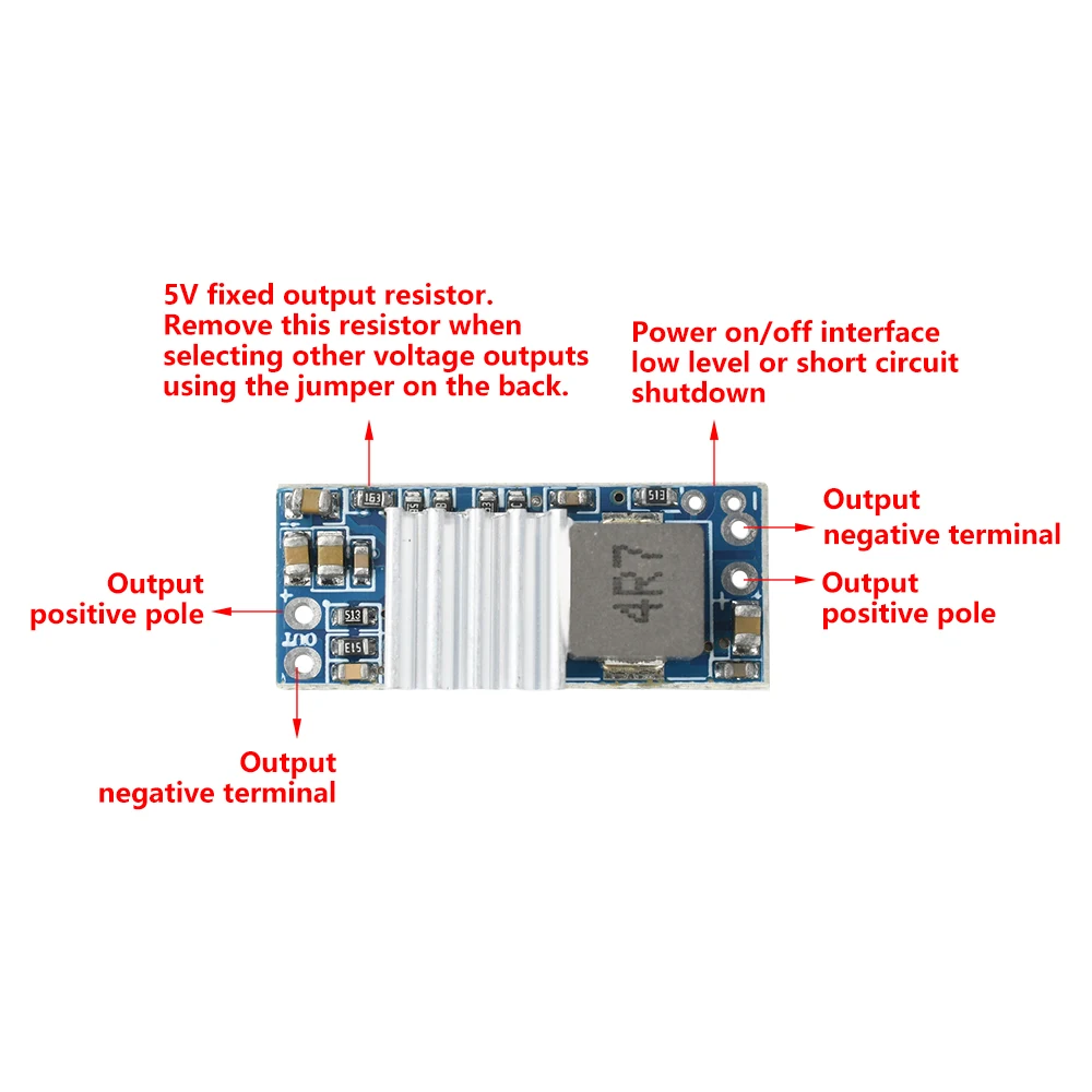 Module Boost Buck 3.3V/5V/9V/12V 6A pour Drone Batterie