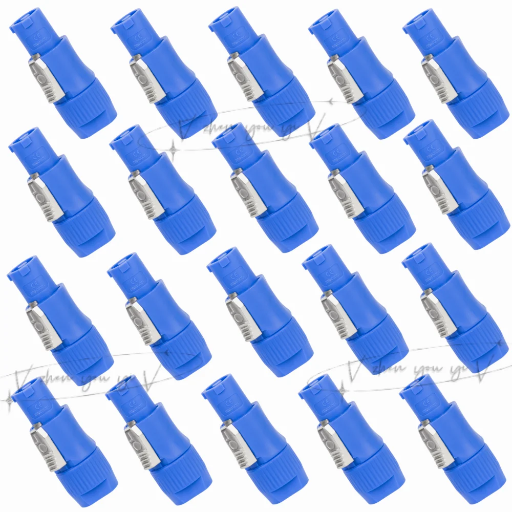 USA 10Pcs NAC3FCA+NAC3MPA-1 PowerCON 20A AC Chassis Plug Panel - Foto 4