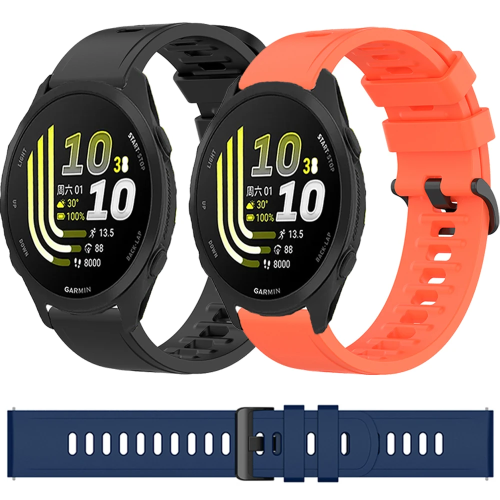 Silicone Sport Wristband Strap for Garmin Forerunner and Approach