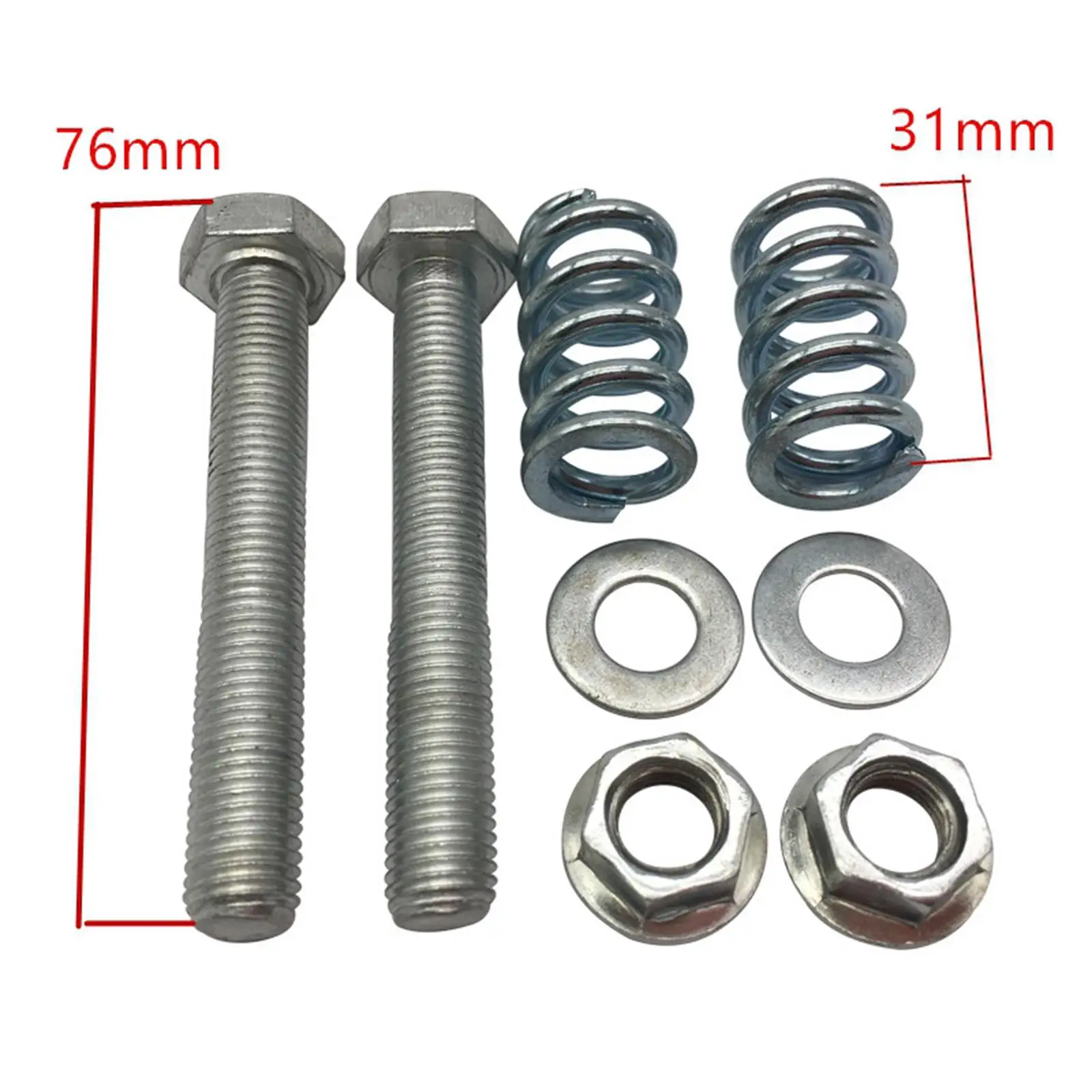 210x1.25 Exhaust And Spring Stud Set Repair Replacement Parts