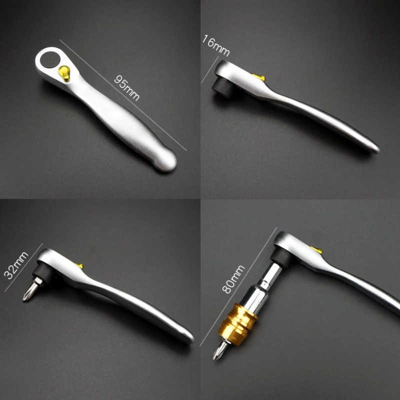 Multifunctional Mini Ratchet Wrench Screwdriver 10 Batches Bit Set Special Shaped Lotted Phillips Screwdriver Portable Hand Tools screwdriver set