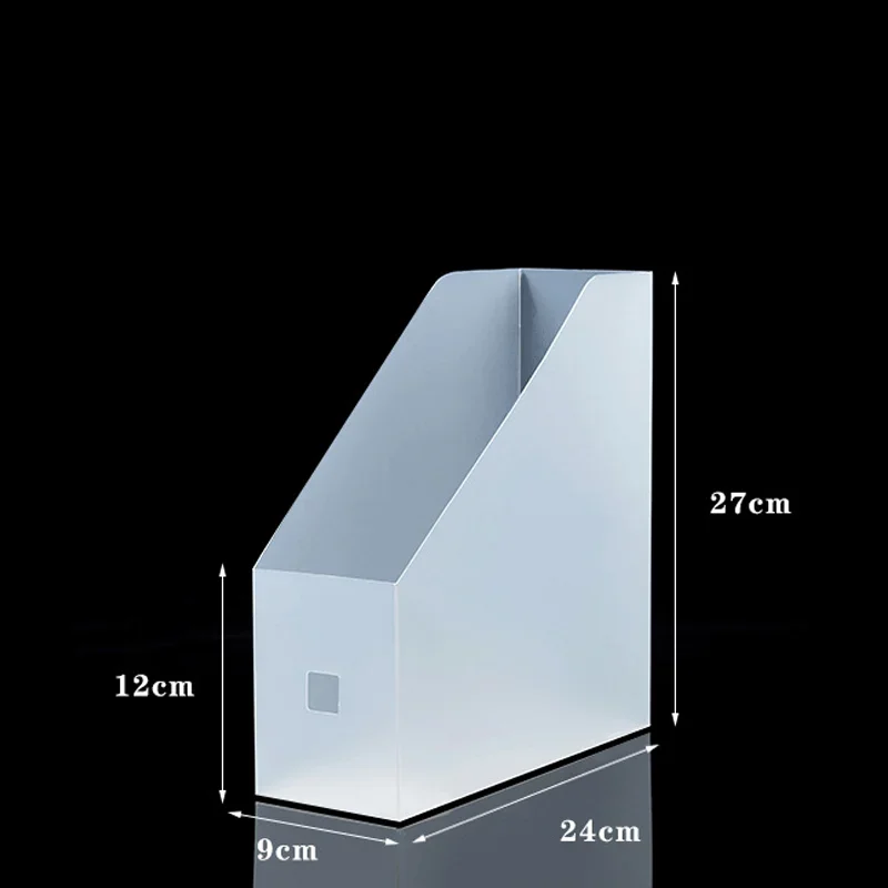 Storage File Boxes 5 Pcs Magazine Files Holder, Desktop File Organizer With Labels Magazine Holder