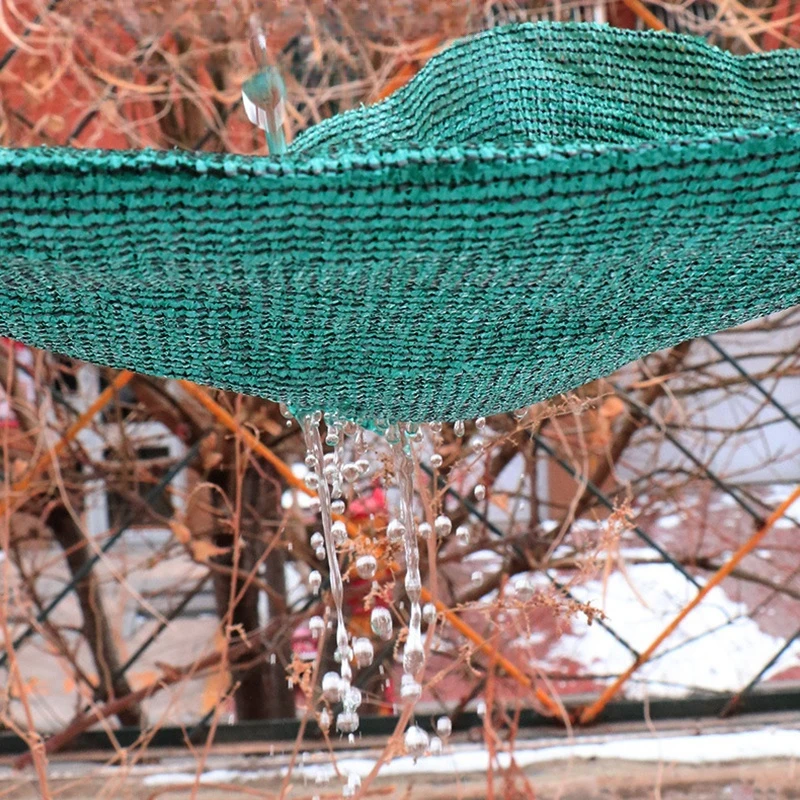Outdoor Sunshade Net Anti-UV Garden Sunshade Sail Net Balcony Patio Canopy Yard Shade Mesh Swimming Pool Camping Awning