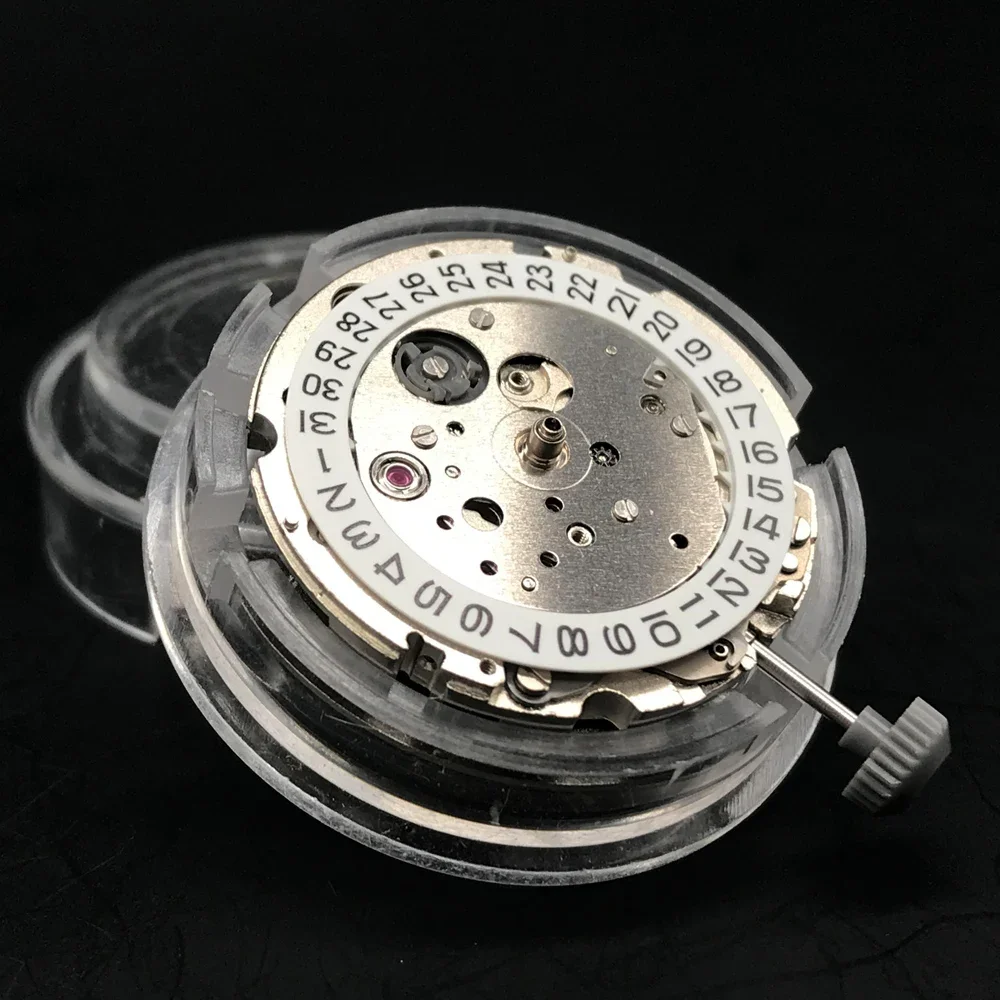 Japan Miyota 8215 Automatic Mechanical Movement 21 Jewels with White Datewheel Display Luxury Watch Movement Replacement