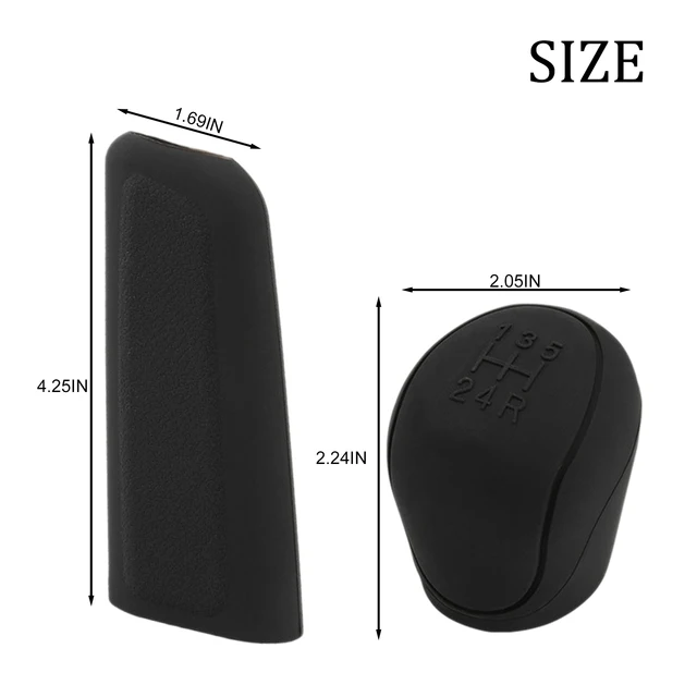 Silicone Gear Shift  Knob Cover Gear Shift Non Slip Grip Handle Case Automobiles Gear Shift Collars Car  Accessories Interior Package A