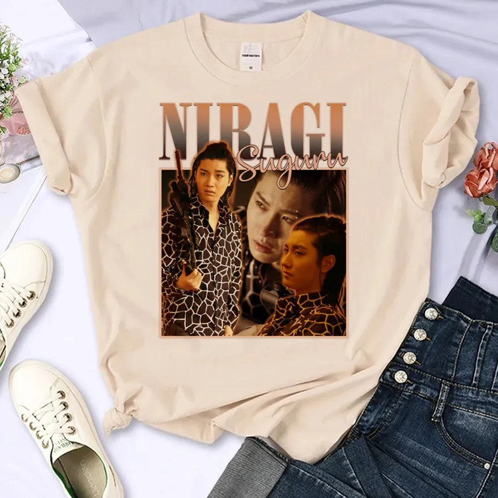

Niragi Suguru мужские футболки с принтом Noelle Hill женские Графические футболки с коротким рукавом топы футболки с принтом криминальной литературы летняя классическая одежда