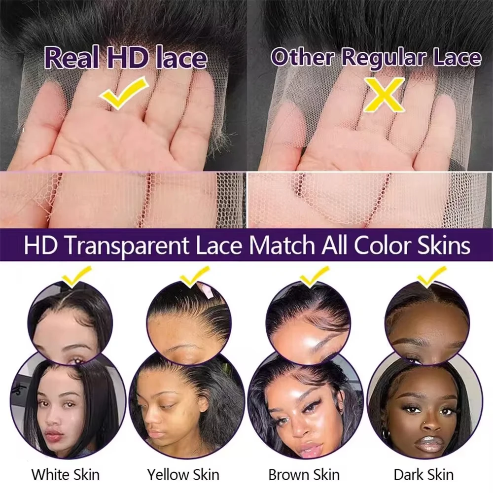 220 Density Burmese Curly Wig Human Hair Deep Wave Lace Front Wig 13x6 Hd Lace Human Hair Wigs Pre Plucked Brazilian 30 40 Inch 5