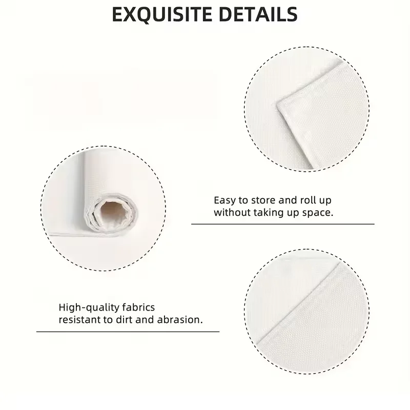 VIKAMA 4 قطع من المفارش الفاخرة ذات الضوء الأزرق ا...