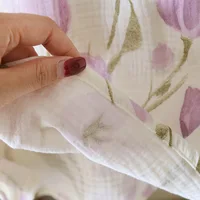 2026 Women's New Summer Pajama Set 100% Cotton Crepe Vest+Shorts Two Piece Loose Home Clothing Set Sleepwear Ladies - Image 6