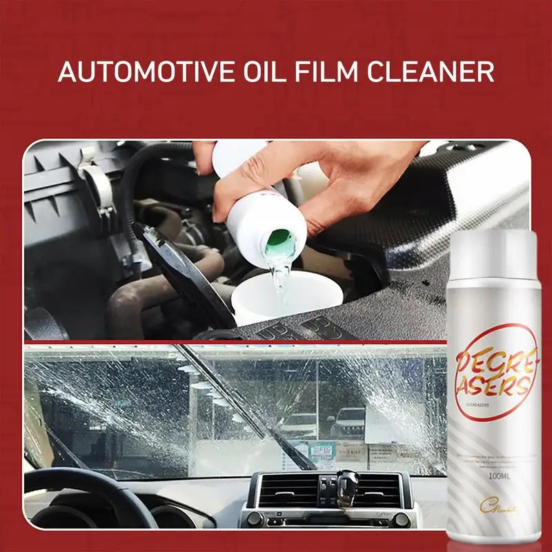 Car Glass Oil Film Remover Window Cleaner AIVC Windshield Polishing  Compound Water Stain Removal Paste Anti-rain Car Household
