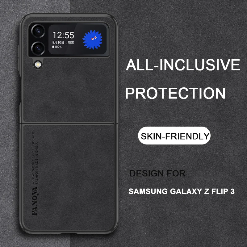 Custodia Protettiva In Pelle Per Telefono Per Samsung Galaxy Z Flip 3 Custodia Antiurto Custodia Protettiva Per La Pelle Samsung Galaxy Z Flip 4/Z Fli