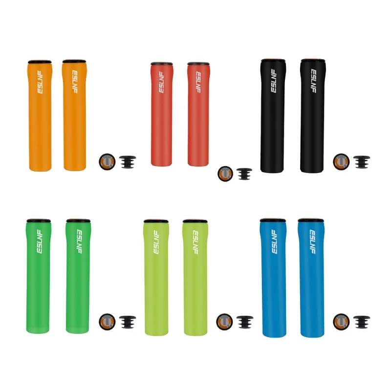 

1 Pair Bike Handlebar Grips Non-Slip Bicycles Handle Locking Mountain Bike Grips Y1QE
