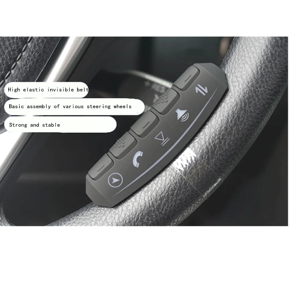 Backlight Steering Wheel Button Car Radio DVD GPS Player LCD Universal Auto Remote Controls Wireless Controller