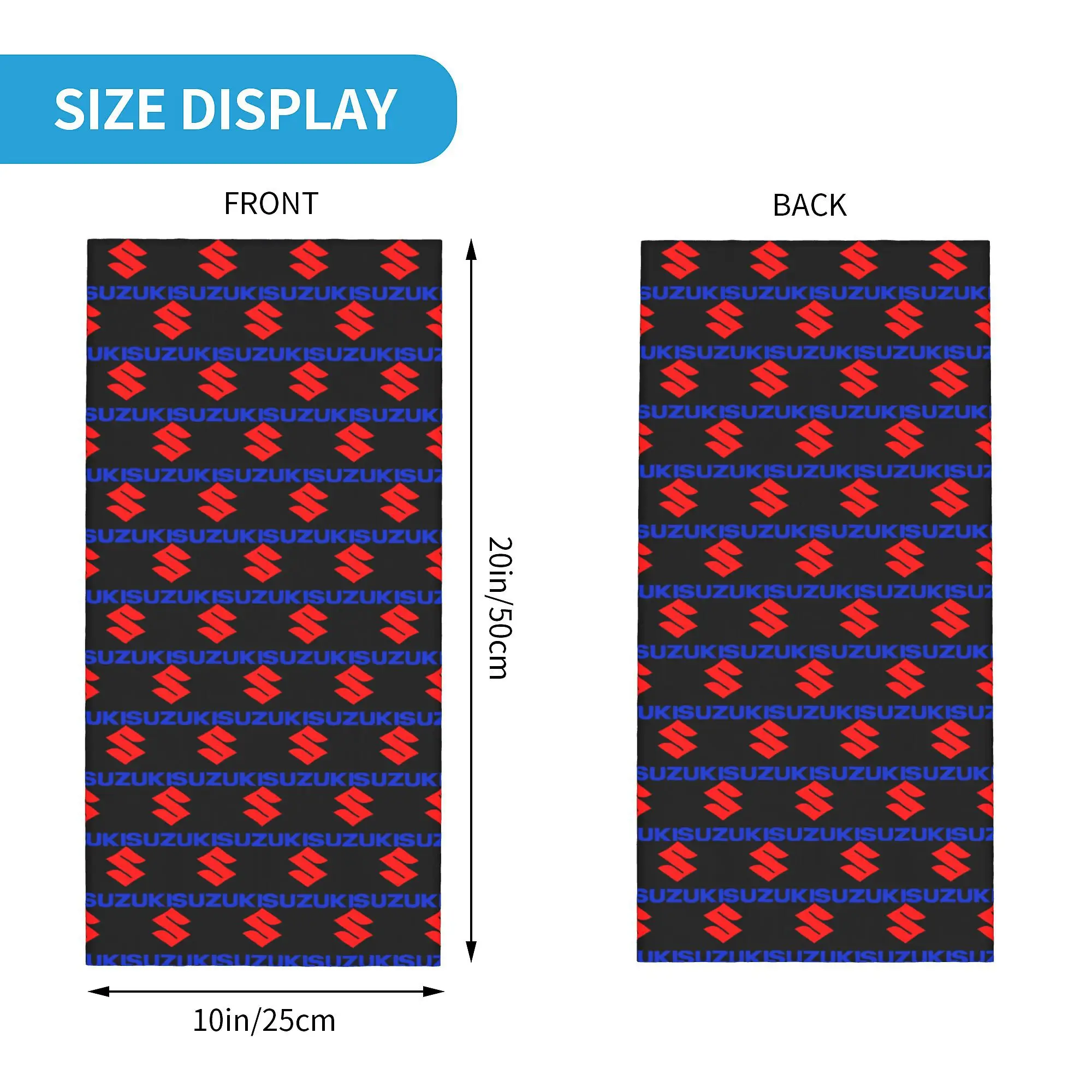 Bandana Scarf Neck Warmer for Motorcycle-Suzukies Motocross Enduro Cross Hiking Camping
