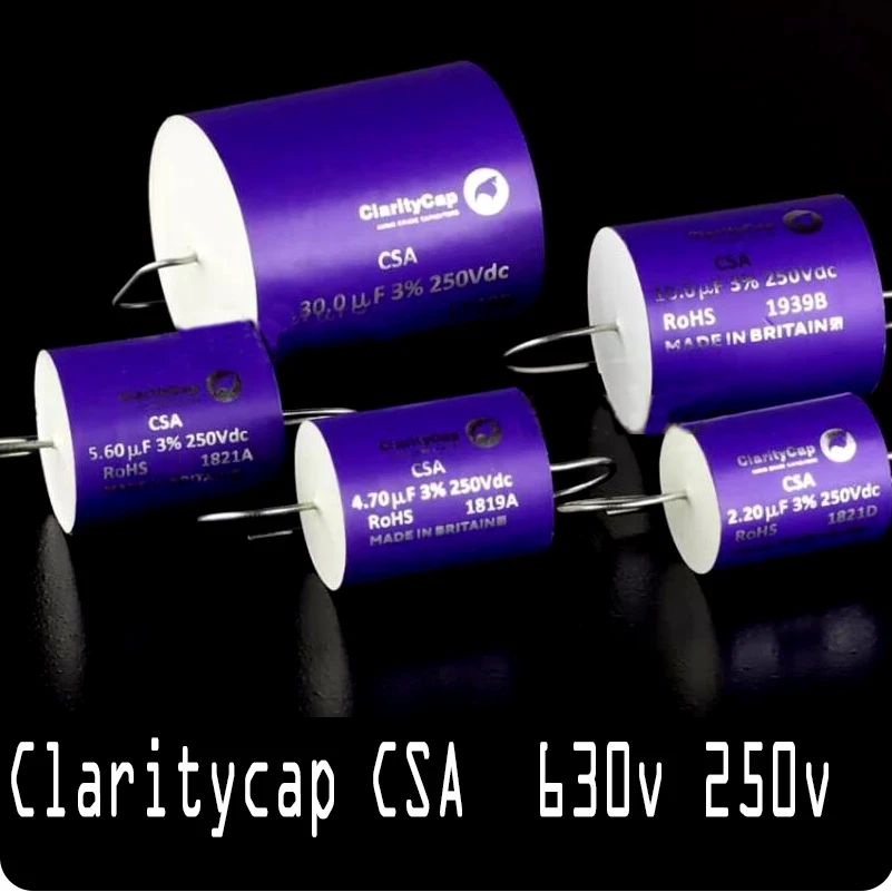 2PCS/lot UK Original Claritycap CSA Promise MKP Crossover 250Vdc-630Vdc Audio Coupling Capacitor  mkp