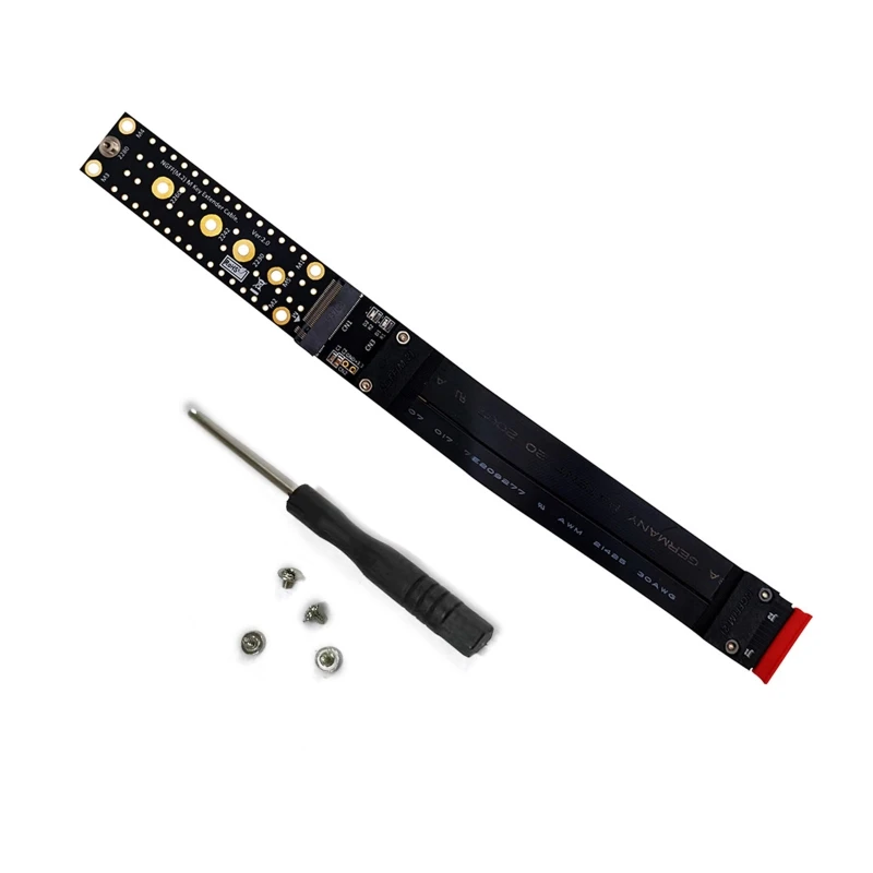 

Переходник-удлинитель твердотельного накопителя M.2 NVMe Key-M на PCIe Удлинитель NVMe с поворотом на 90 градусов