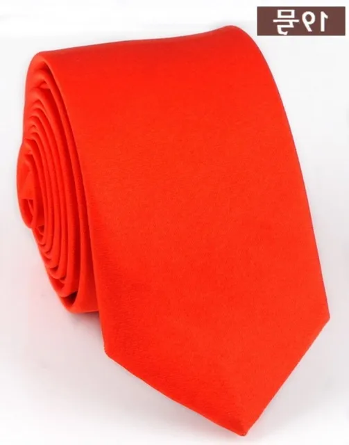 Мужской стильный оранжевый галстук 1