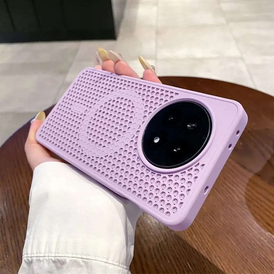 Honeycomb Heat Dissipation Breathable Magnetic Back Cover