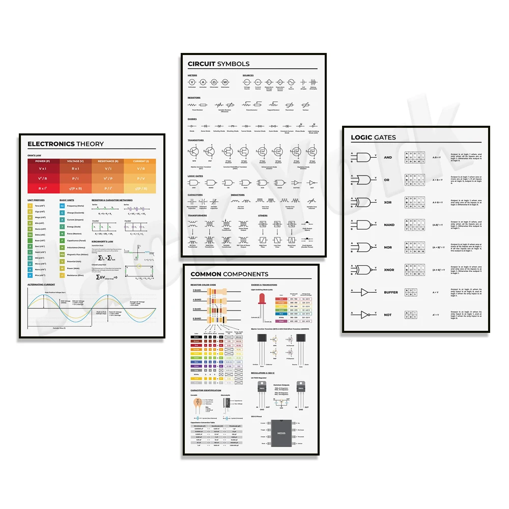 Electronic Circuit Symbols Chart All Electronic Circuit Diagram