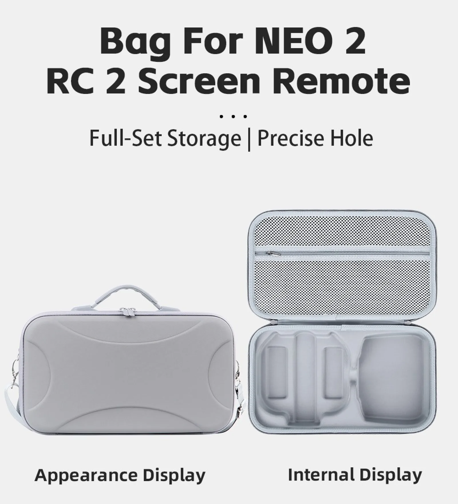 DJI Neo2 RC 2 올인원 보관 케이스 (숄더 스트랩 포함)