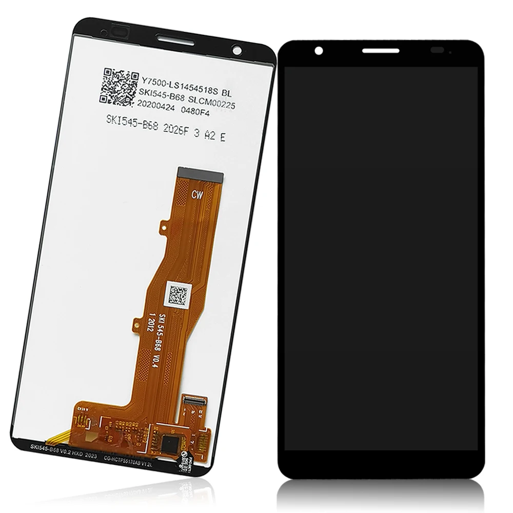 NEW Tested Pantalla For ZTE Blade A3 2020 LCD Screen Display Touch Panel Digitizer Complete LCD ZTE A3 2020 Display With Frame