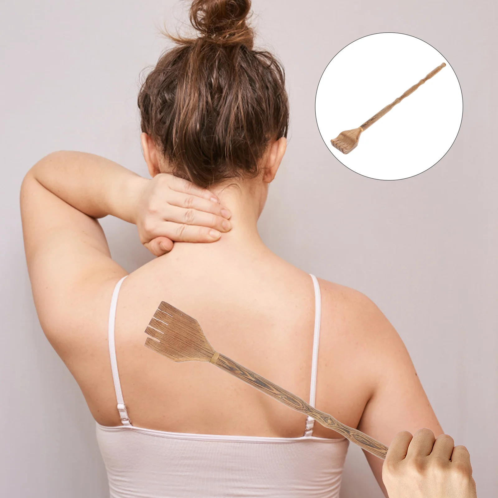 

Wooden Back Scratcher Body The Gift Massager Backscratcher Natural Bamboo Man Mens Gifts